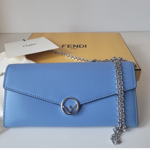 FENDI Continental Envelope Wallet On Chain - Picture 3 of 15